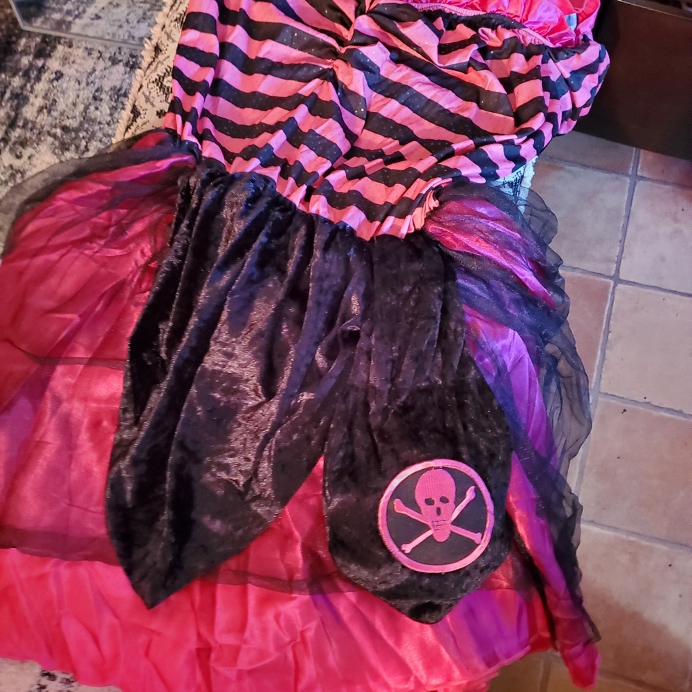 Pink Pirate Dancer Costume - Picture 2 of 7